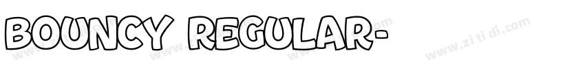 Bouncy Regular字体转换